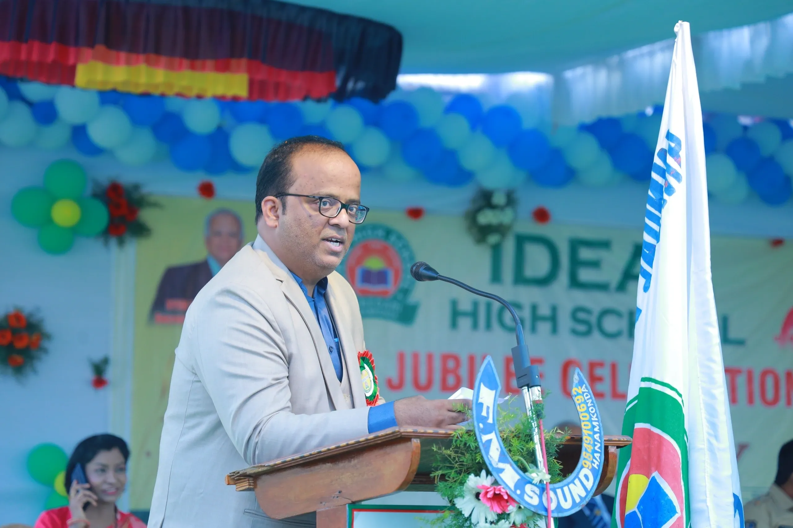 Mr. Syed Sarfarazuddin, Principal of Ideal High School