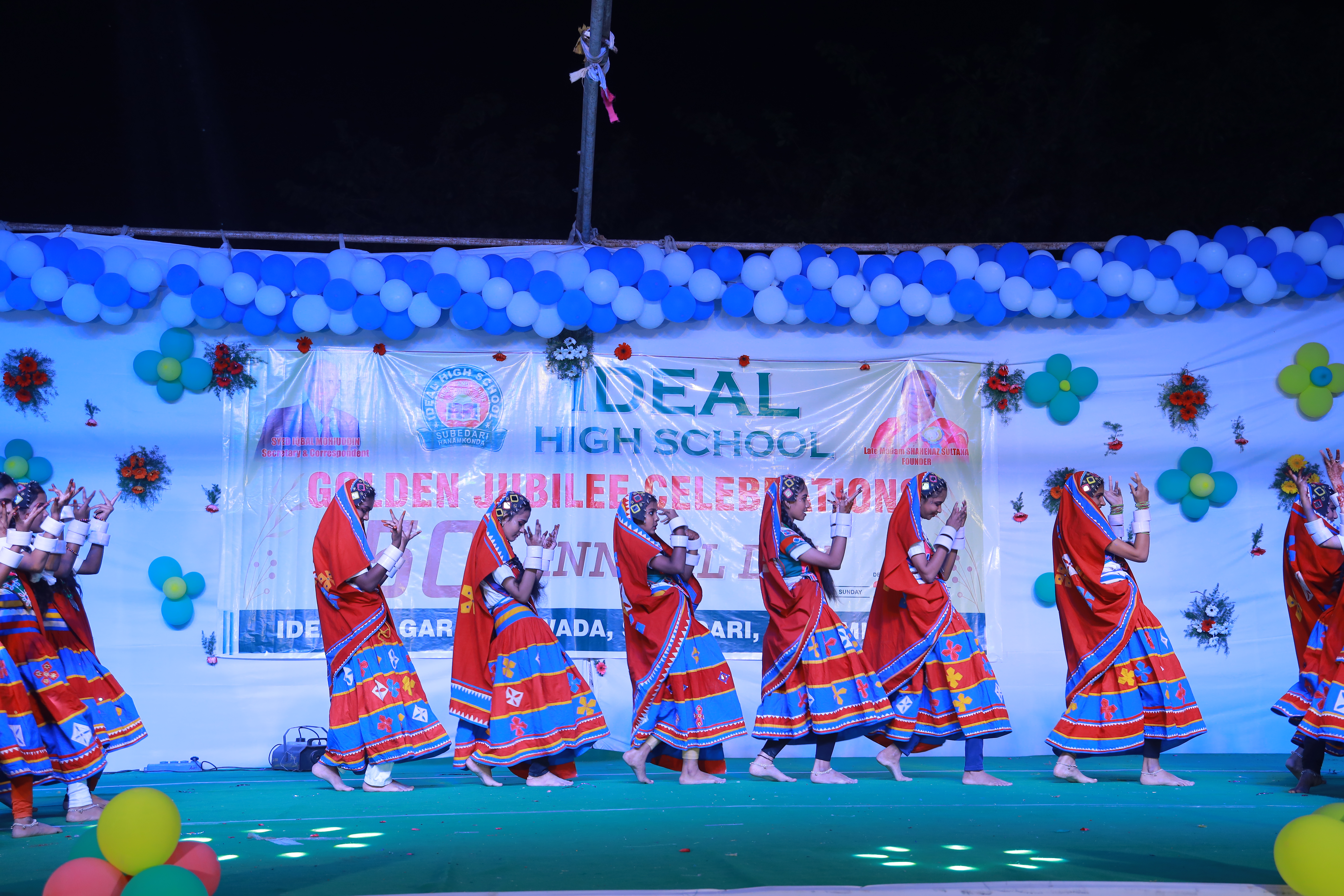 Cultural Dance Performance at Ideal High School