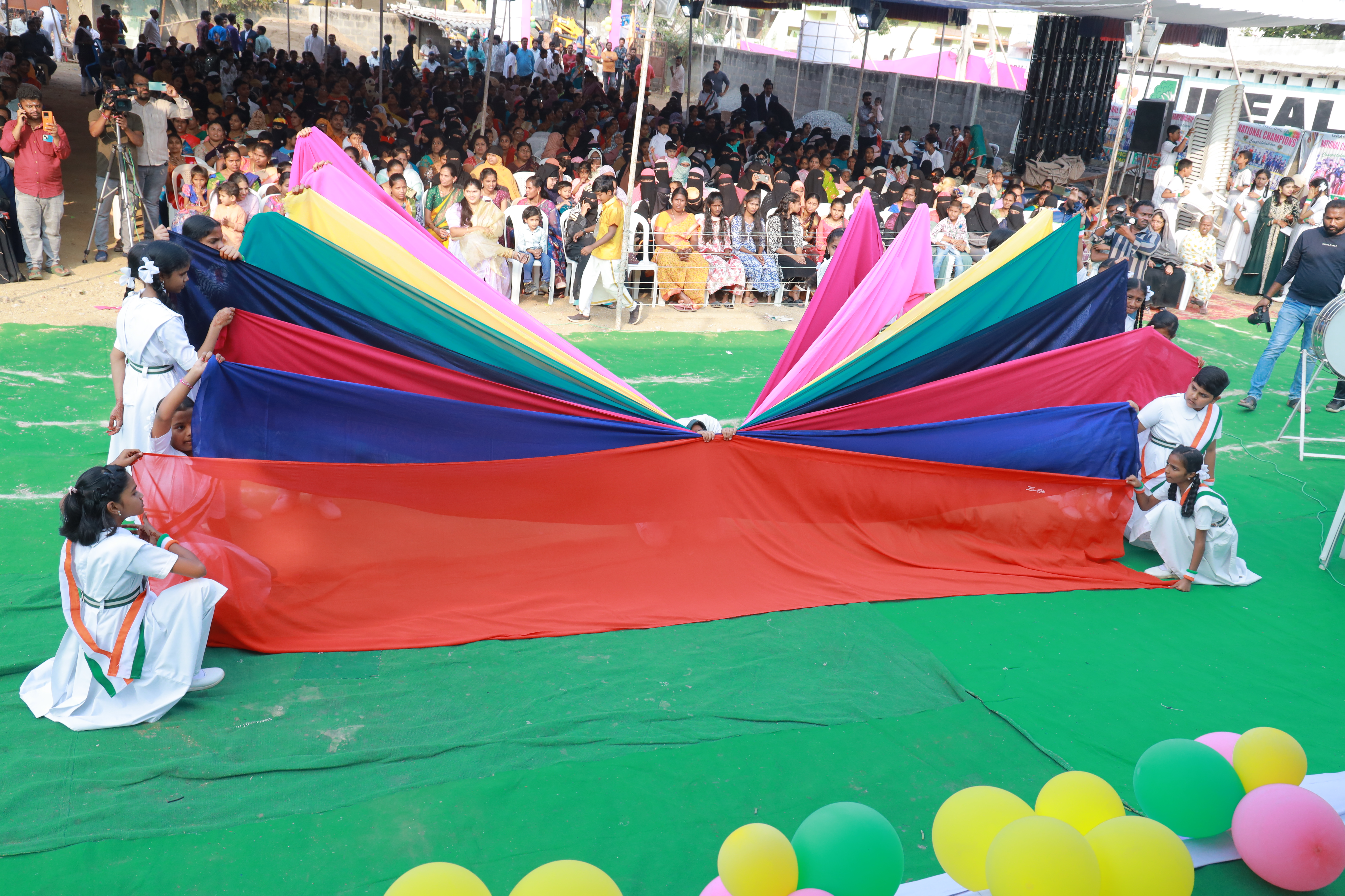 Cultural Performance at Ideal High School