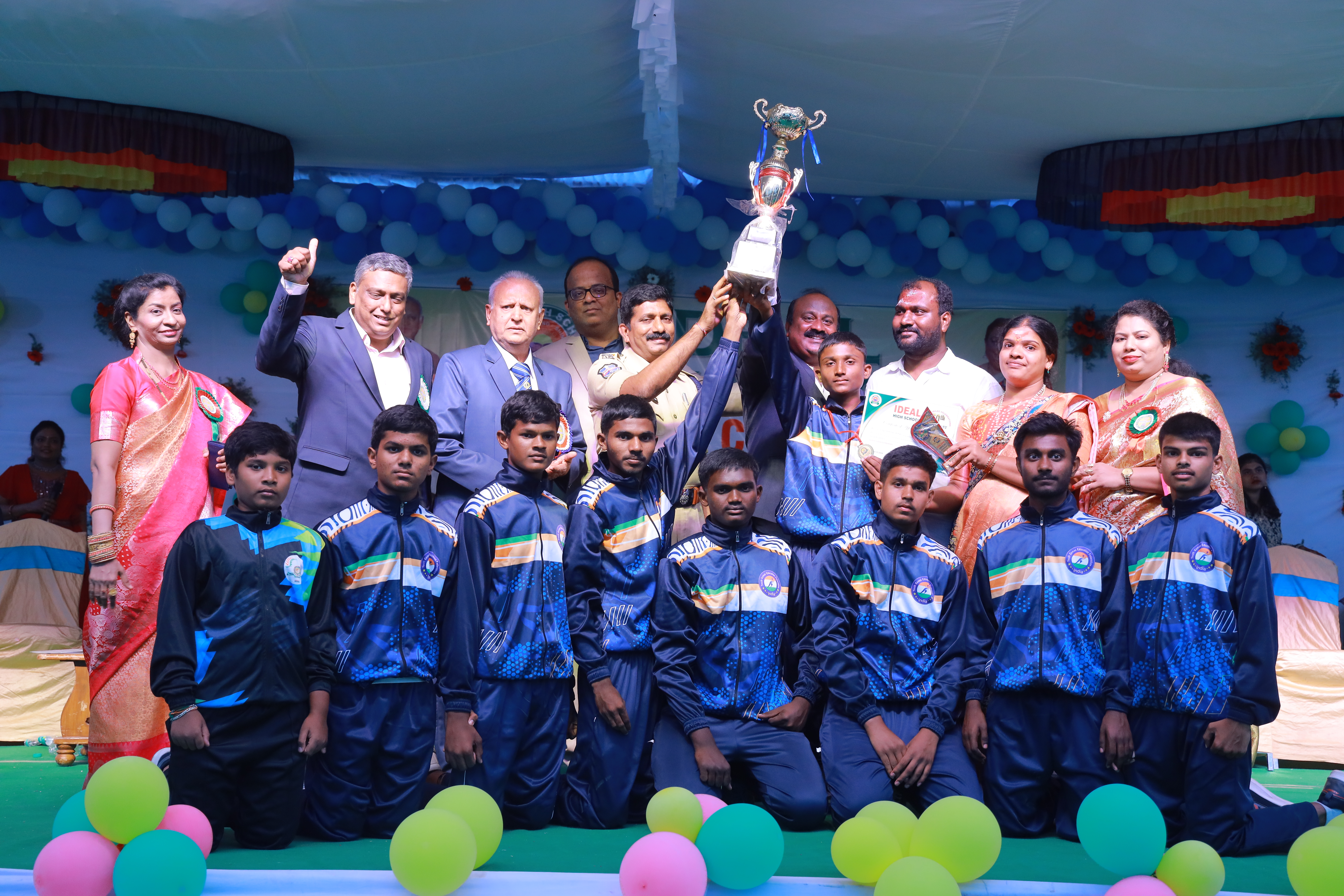 Kabaddi Champions Trophy at Ideal High School